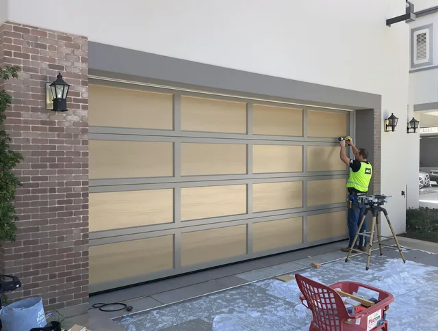 Garage door replacement service by Medway Garage Door Repair in Medway
