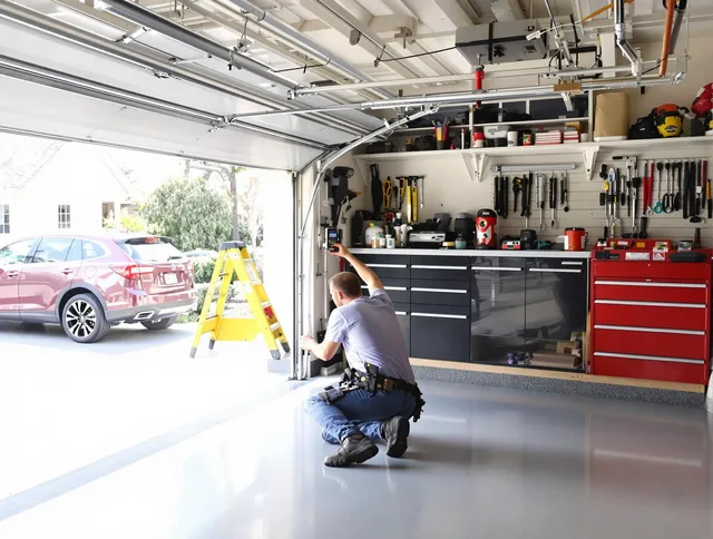 Local garage door repair service by Medway Garage Door Repair in Medway
