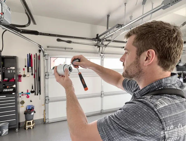 Garage door opener repair service by Medway Garage Door Repair in Medway